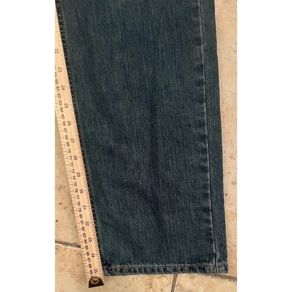 Levis 559 Mens Jeans 36x36 Blue Relaxed Straight Medium Wash Zip Five Pocket NEW - Picture 6 of 9